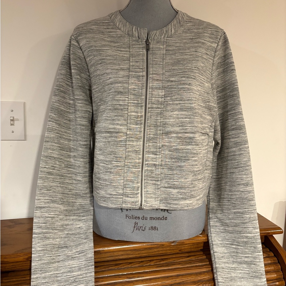 FABLETICS women’s Heather gray MAGNOLIA JACKET Size XXL/18-20 retail $89.95